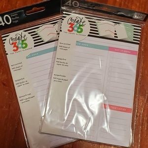 The happy planner hourly sheets 2 pack